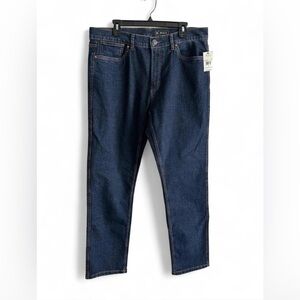 RVCA Men's Deep Indigo Straight Fit Jeans